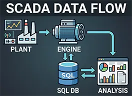 SCADA reporting and SQL integration: data structure, automation and traceability